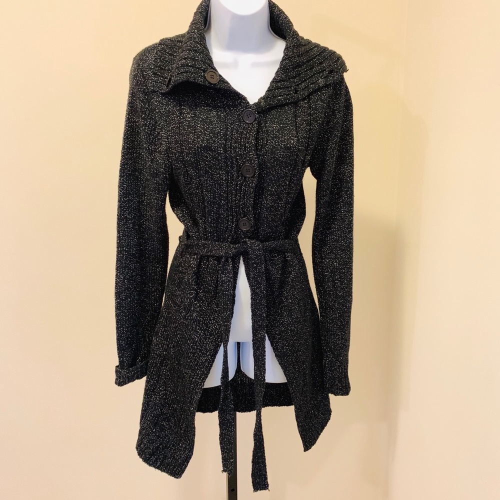 Black Sweater w/Belt